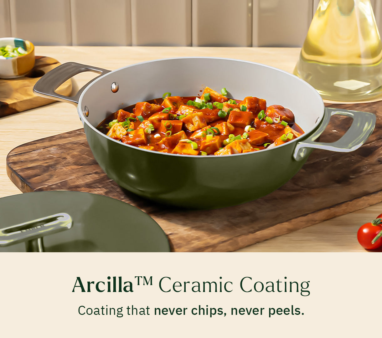 Kadai 24cm- Coorg Green
