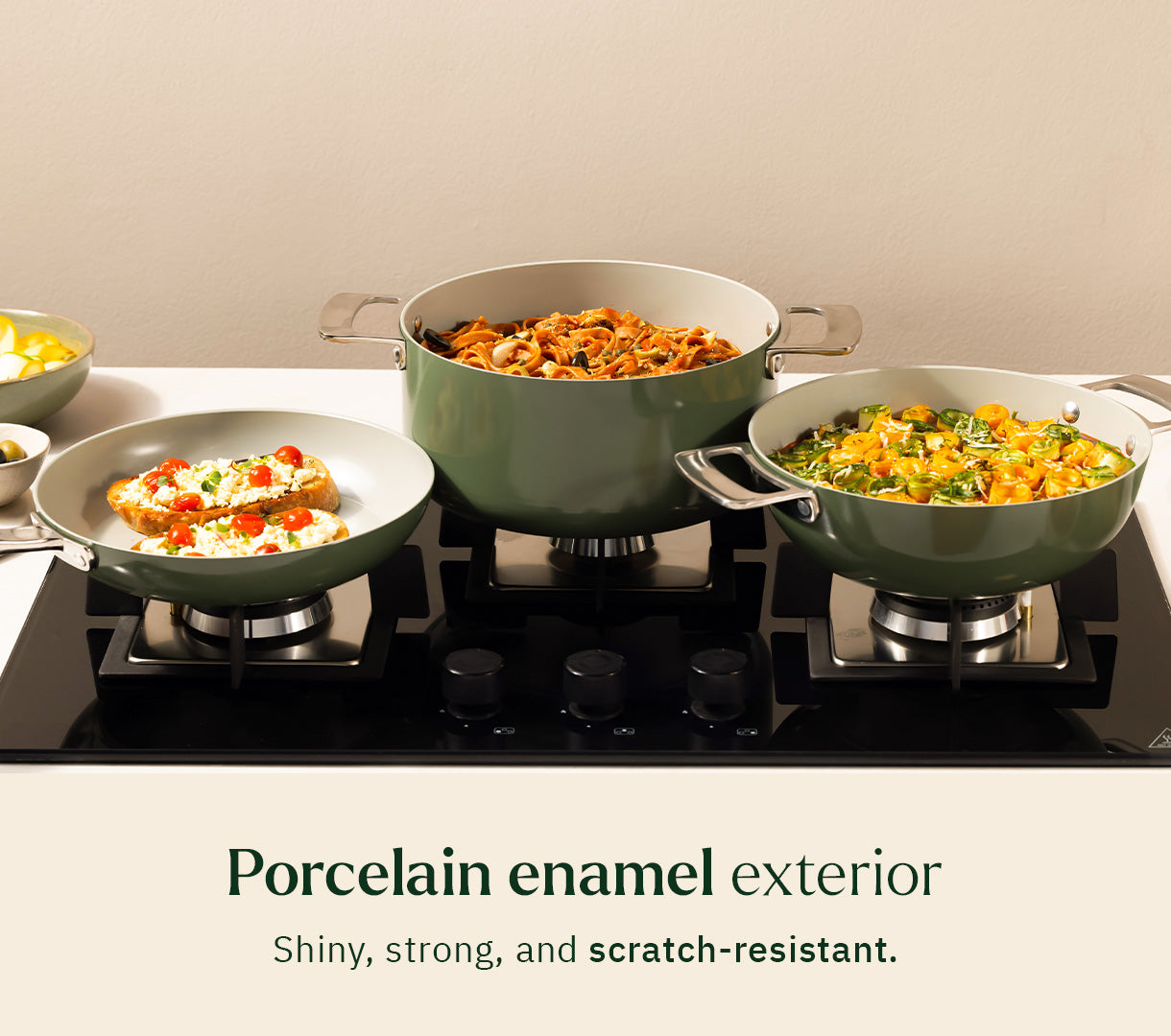 Complete Cookware Set (4-Piece) -Coorg Green