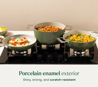 Complete Cookware Set (4-Piece) -Coorg Green