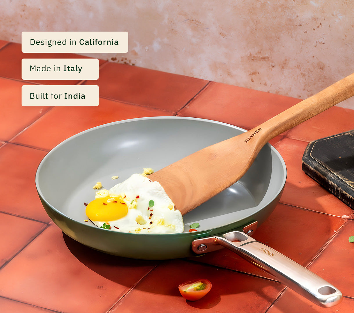 Frypan 24cm - Coorg Green