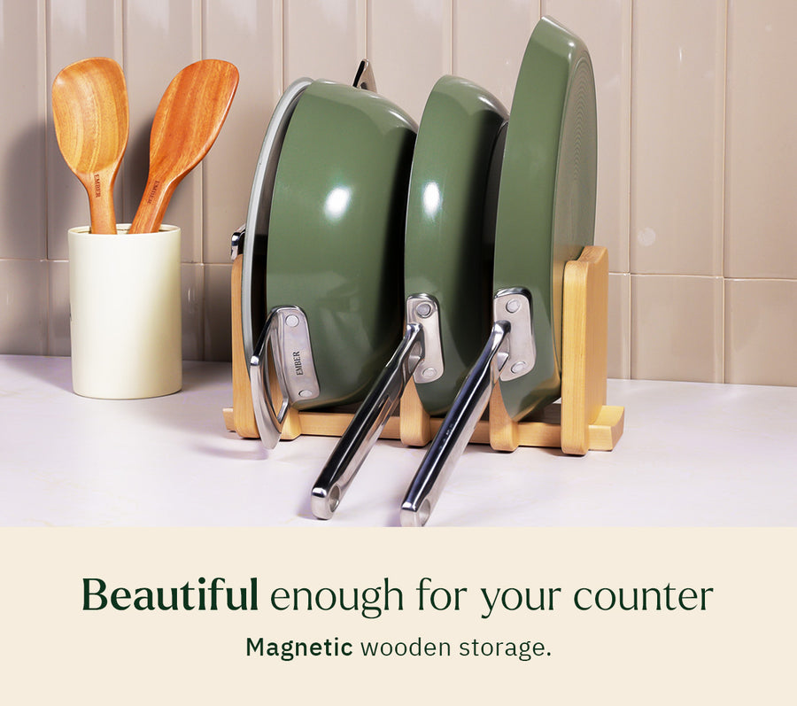 Everyday Cookware Trio (with storage) - Coorg Green