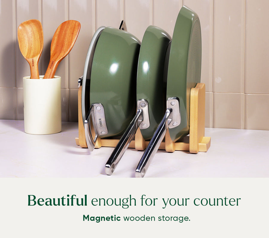 Everyday Cookware Trio (with storage) - Coorg Green