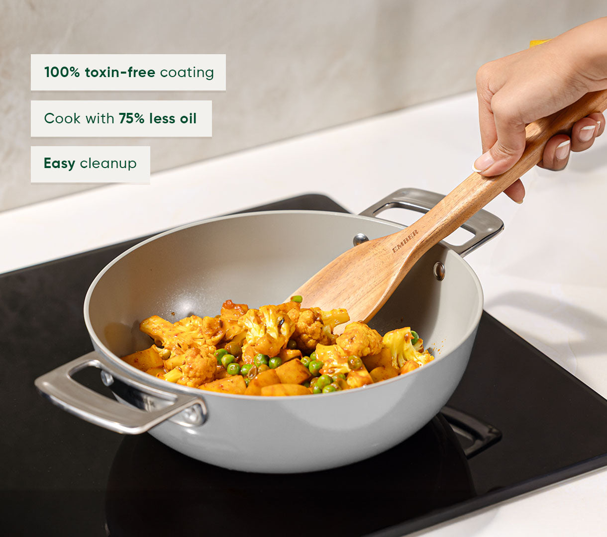 Everyday Cookware Trio (with storage) - Himalayan Mist
