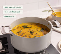 Complete Cookware Set (4-Piece) with glass lid - Himalayan Mist