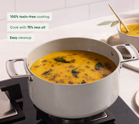 Dutch Oven 24cm with glass lid - Himalayan Mist