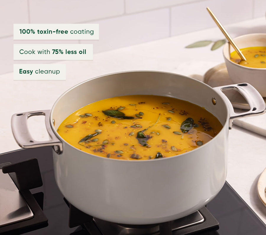Dutch Oven 24cm with glass lid - Himalayan Mist