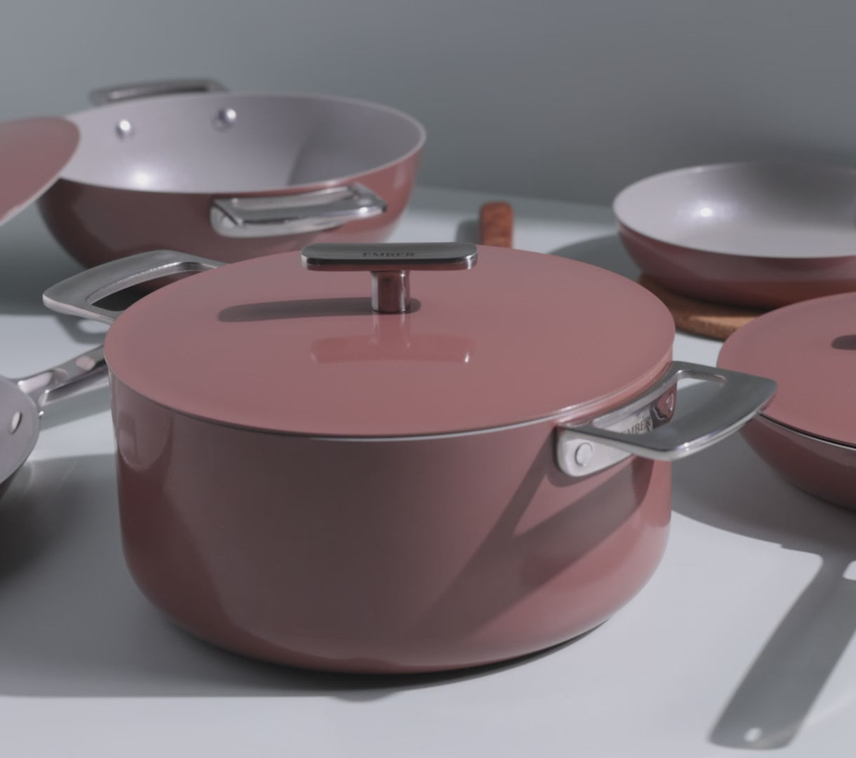 Complete Cookware Set (4-Piece) Without Storage - Jaipur Terracotta