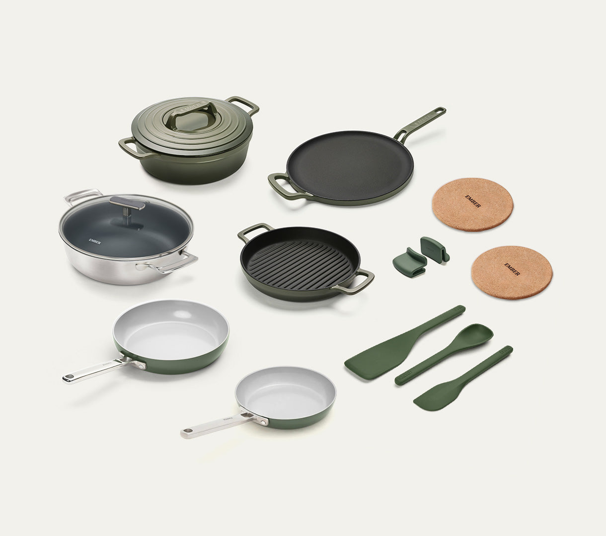 Complete Set - Pro - Coorg Green - Sage