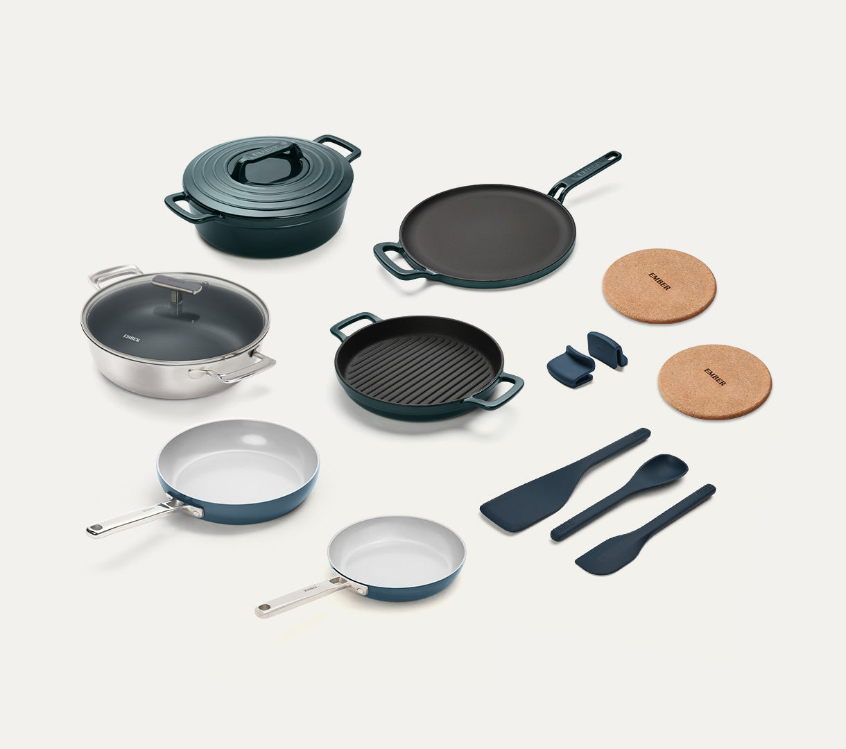 Complete Set - Pro - Nilgiri Blue - Teal