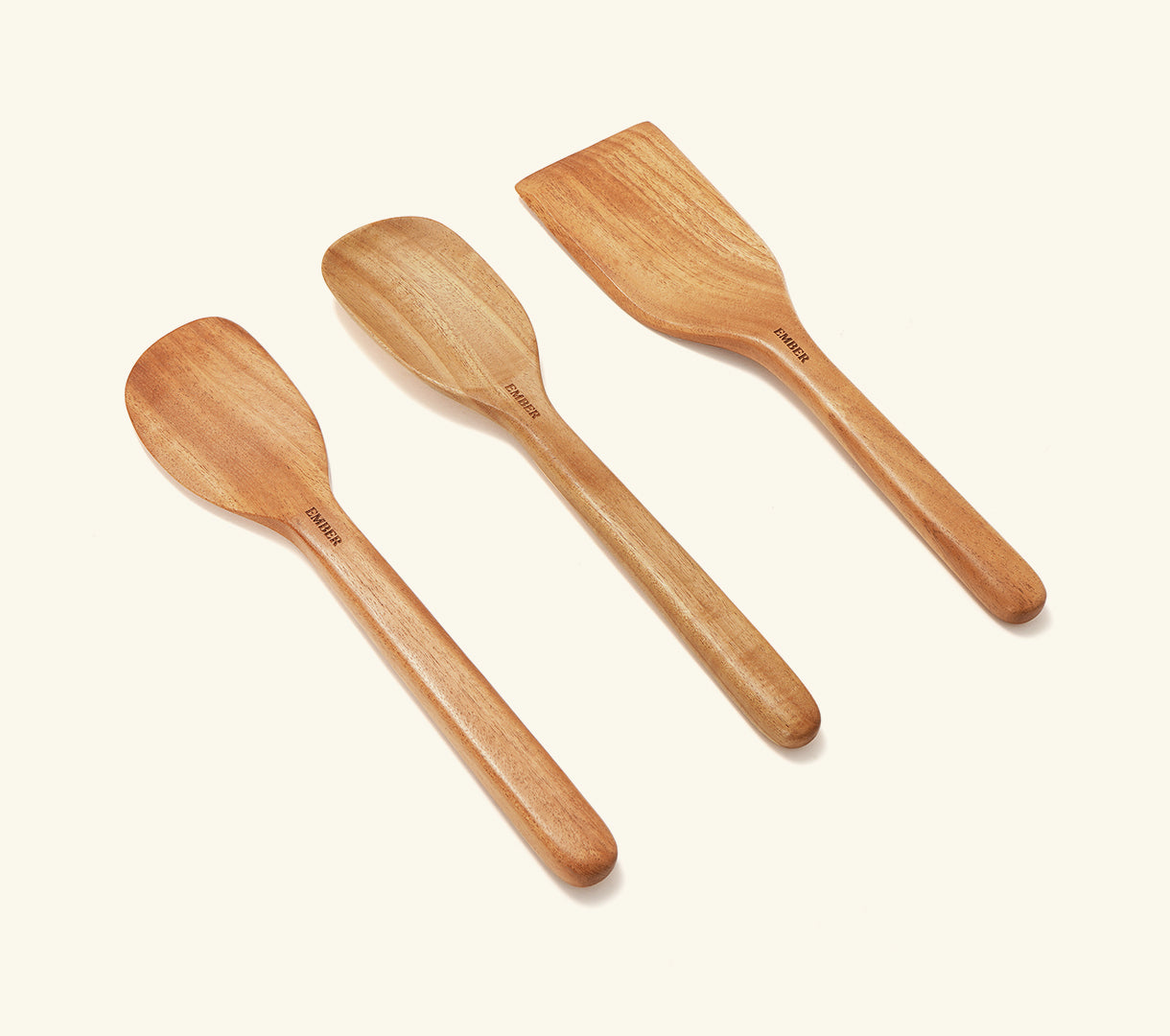 Spatula Pack of 3 - Neem wood